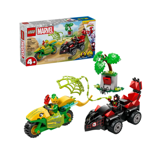 11198 - Spin y Electro: Duelo de Vehículos Dinosaurio