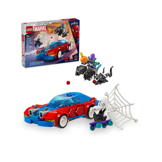 76279 Coche de Carreras de Spider-Man y Duende Verde Venomizado