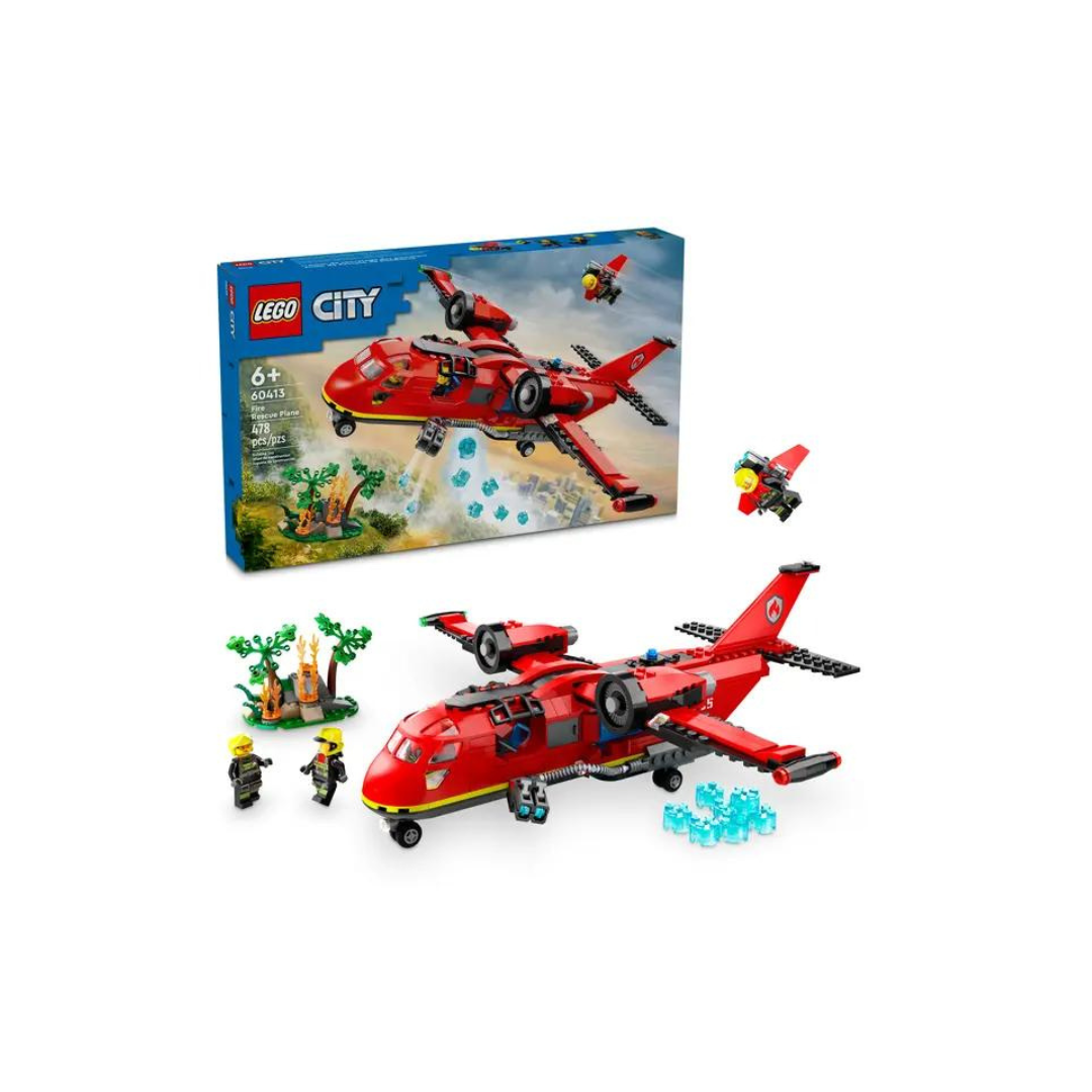 60413 Avión de Rescate de Bomberos – Bricks Madrid