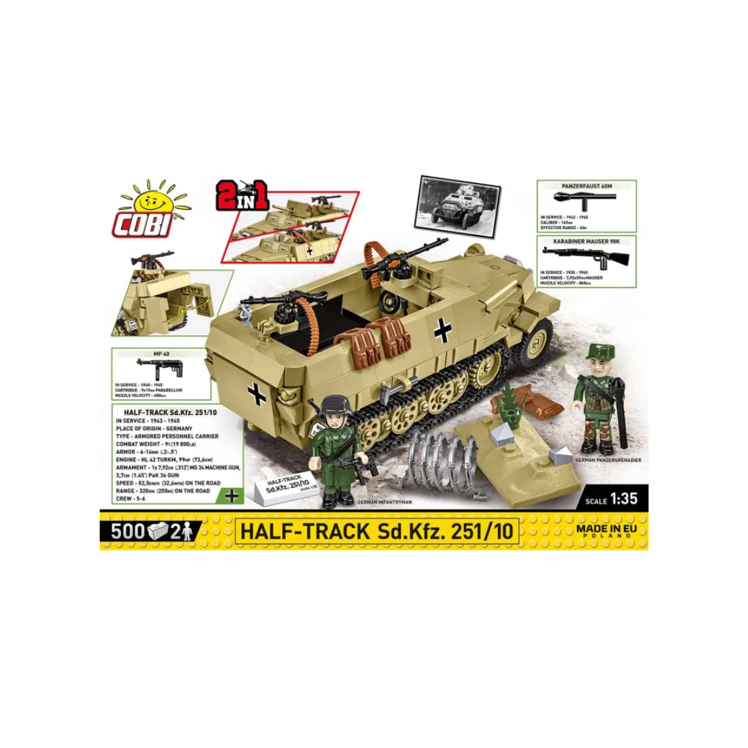 Cobi 3130 - Semioruga Sd.Kfz. 251/10