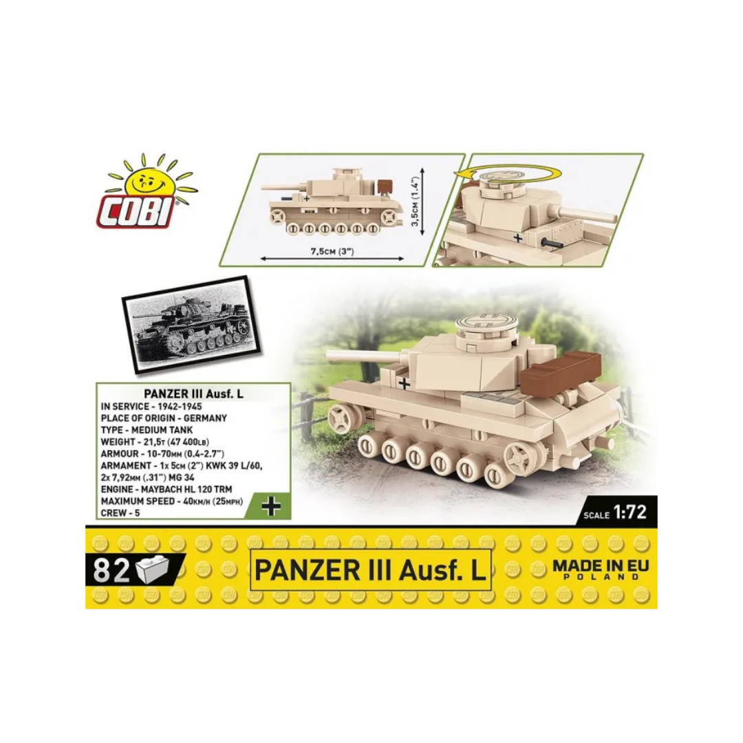 Cobi 3090 - Panzer III Ausf.L
