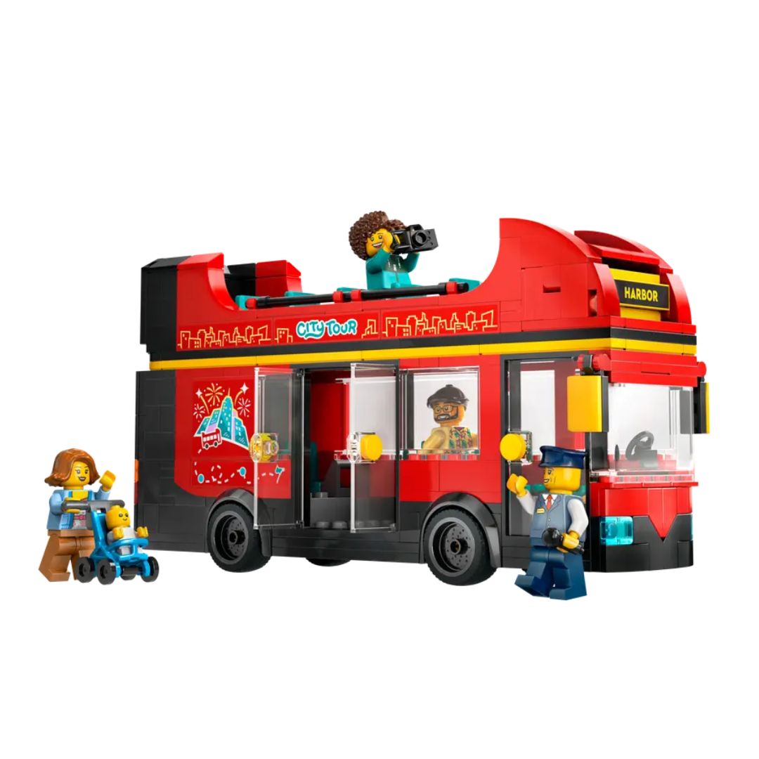60407 - Red Double-Decker Tourist Bus