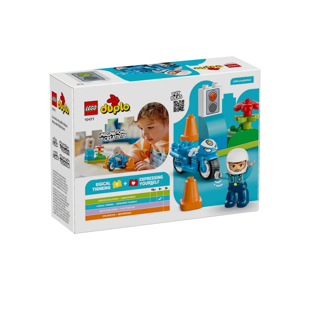 10471 - Moto de Policía Azul