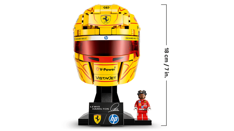 43022-Scuderia Ferrari HP: Casco de Lewis Hamilton