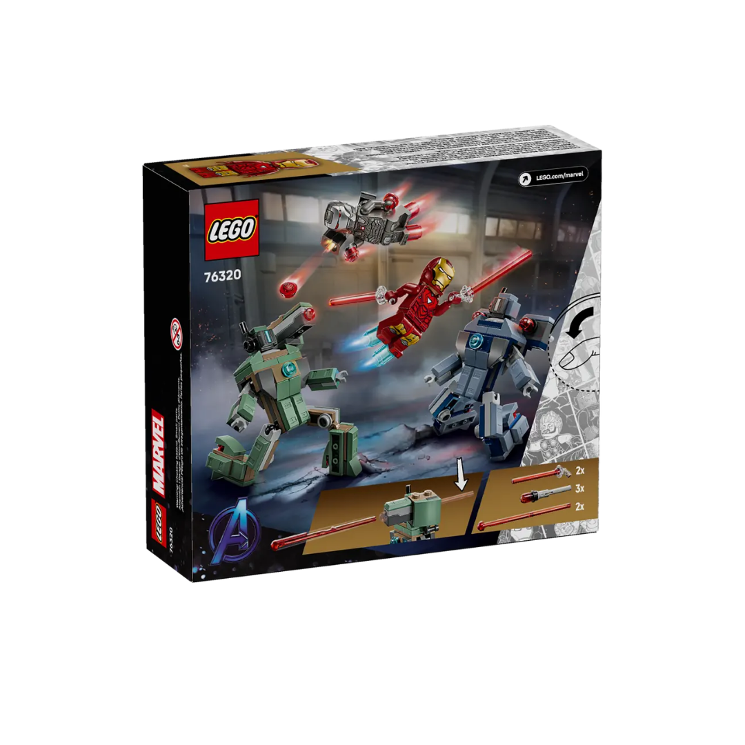 76320 - Iron Man y Máquina de Guerra vs. Drones de Hammer