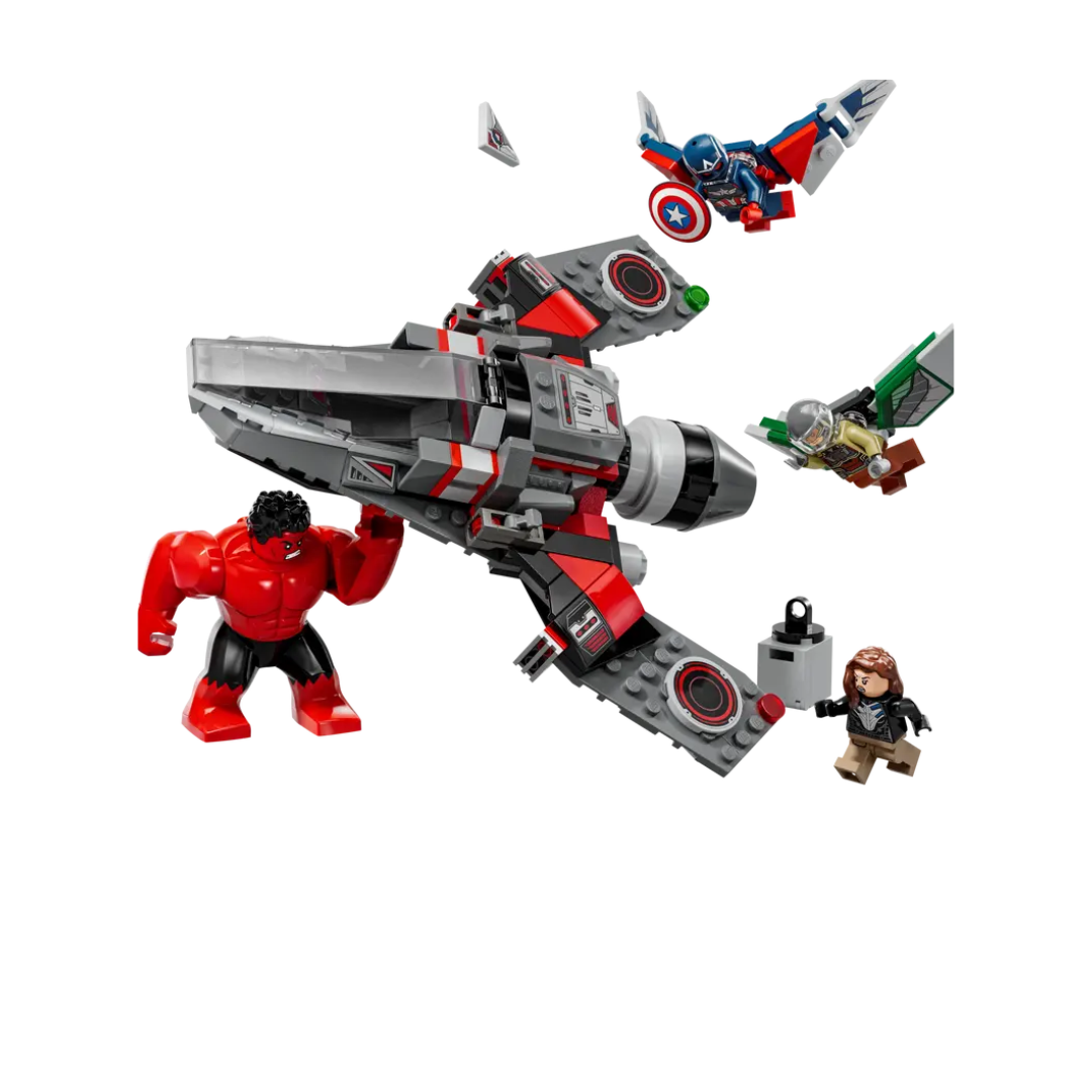 76292 - Batalla entre el Capitán América y Hulk Rojo