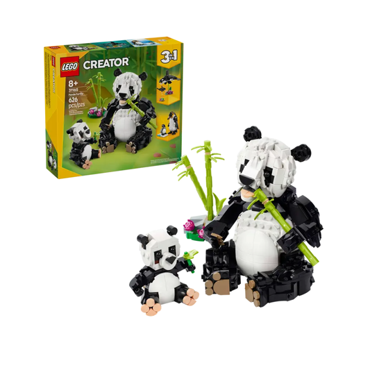 31165 - Fauna Salvaje: Familia de Pandas