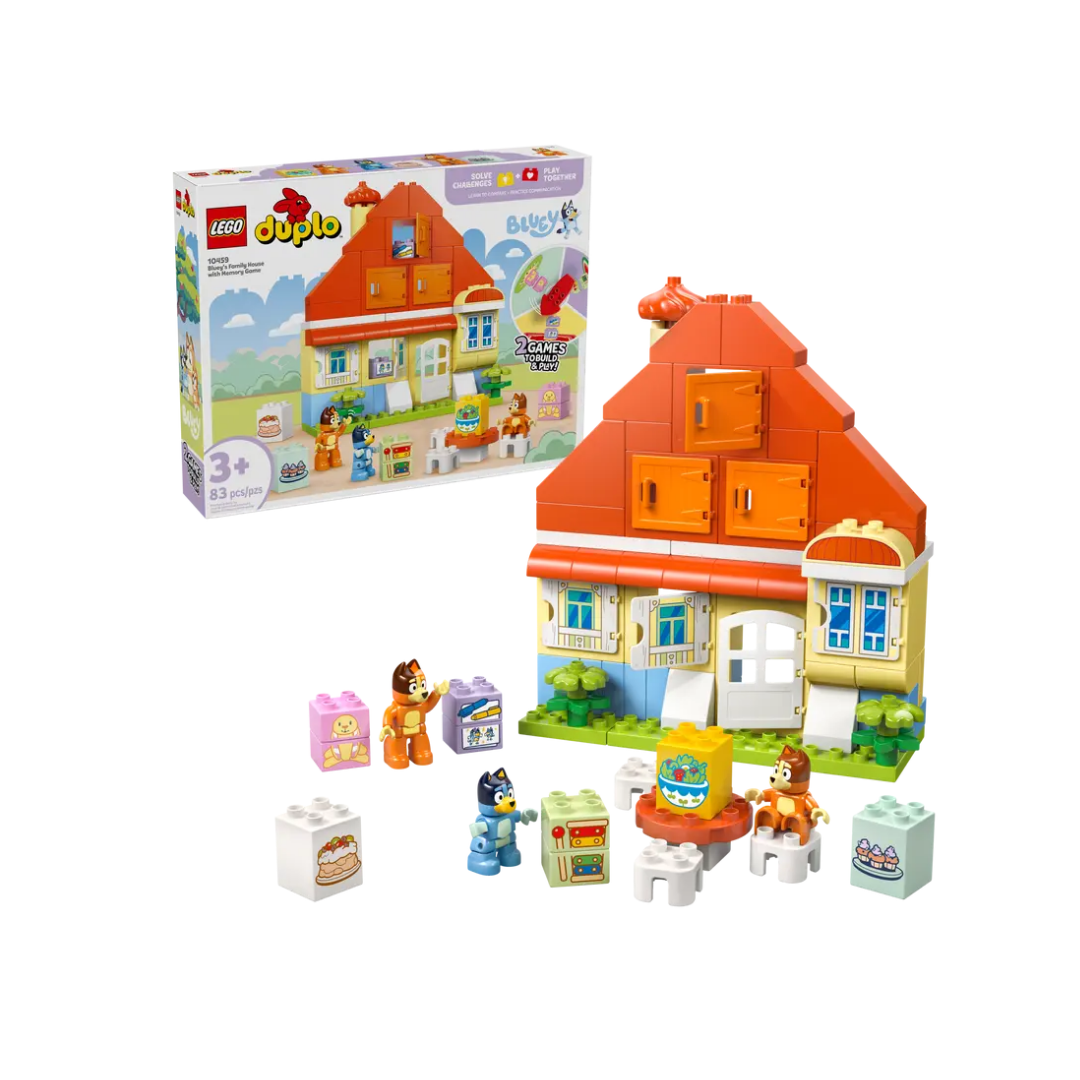 10459 - Casa Familiar de Bluey con Juego de Memoria