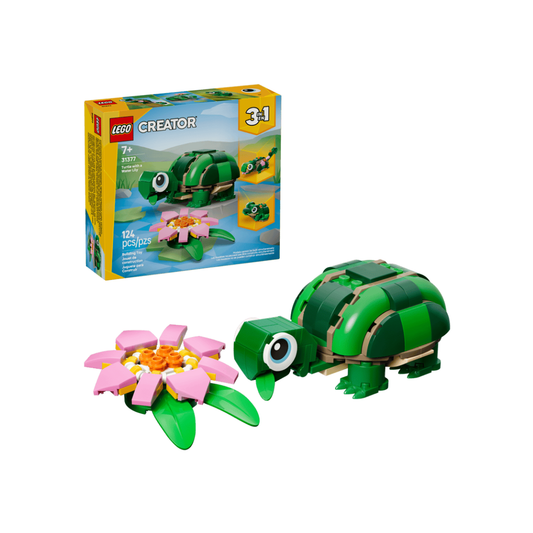 31377 - Tortuga con Flor de Nenúfar