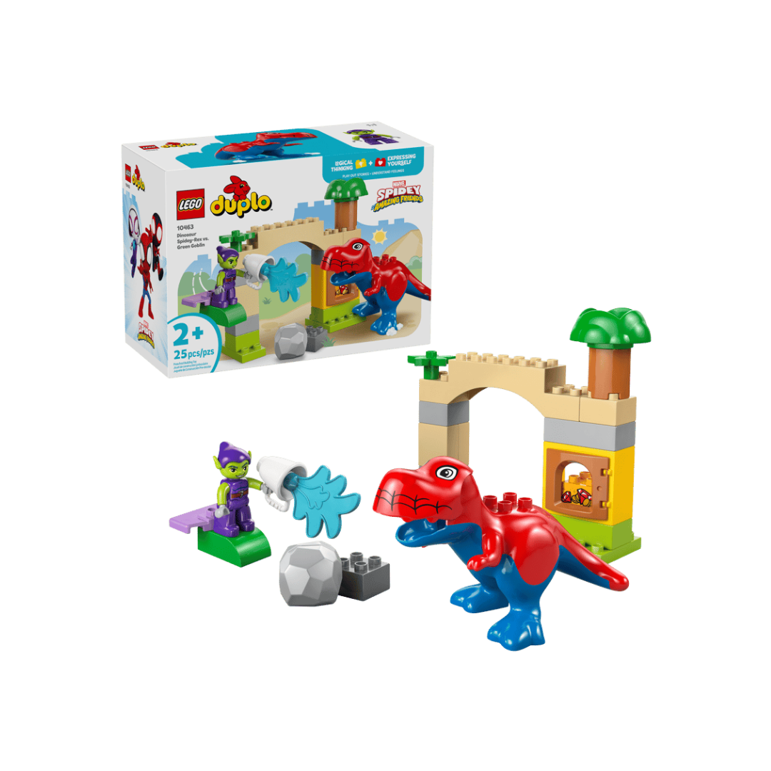10463 - Dinosaurio Spidey-Rex vs. Duende Verde