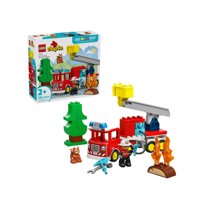 10473 - Camión de Bomberos con Manguera y Bomberos