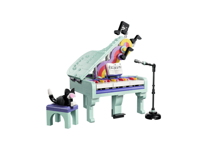 31392 - Piano Musical Decorativo con Gato