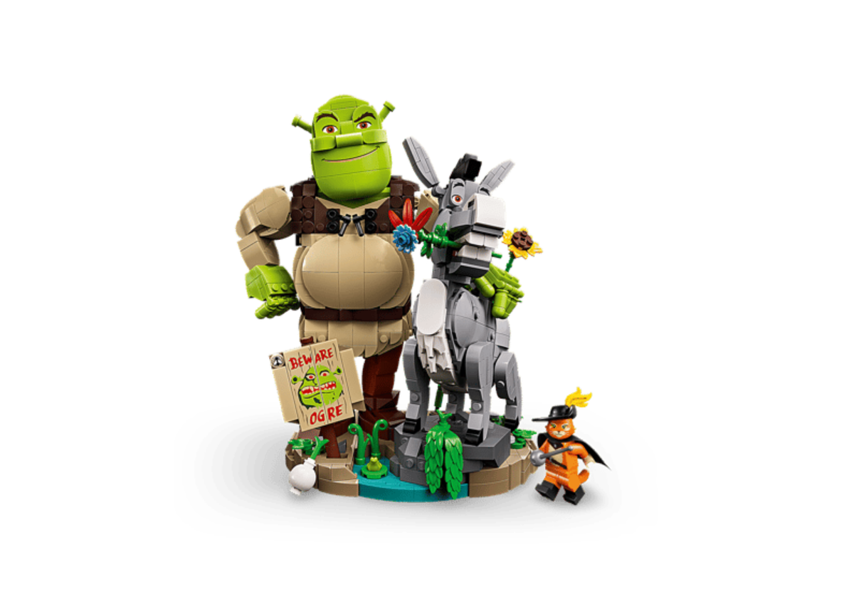 72423 - Shrek, Asno y Gato con Botas