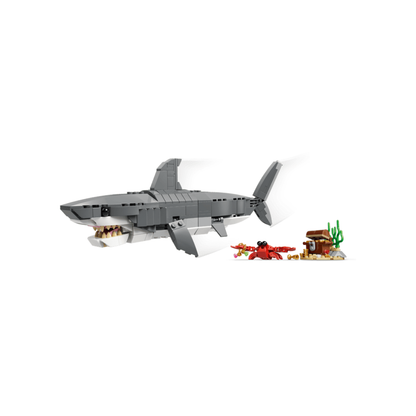 31381 - Feroz Tiburón con Cofre del Tesoro