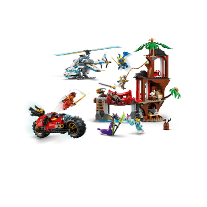 71857 - Batalla de Vehículos Ninja Junto a la Casa del Árbol