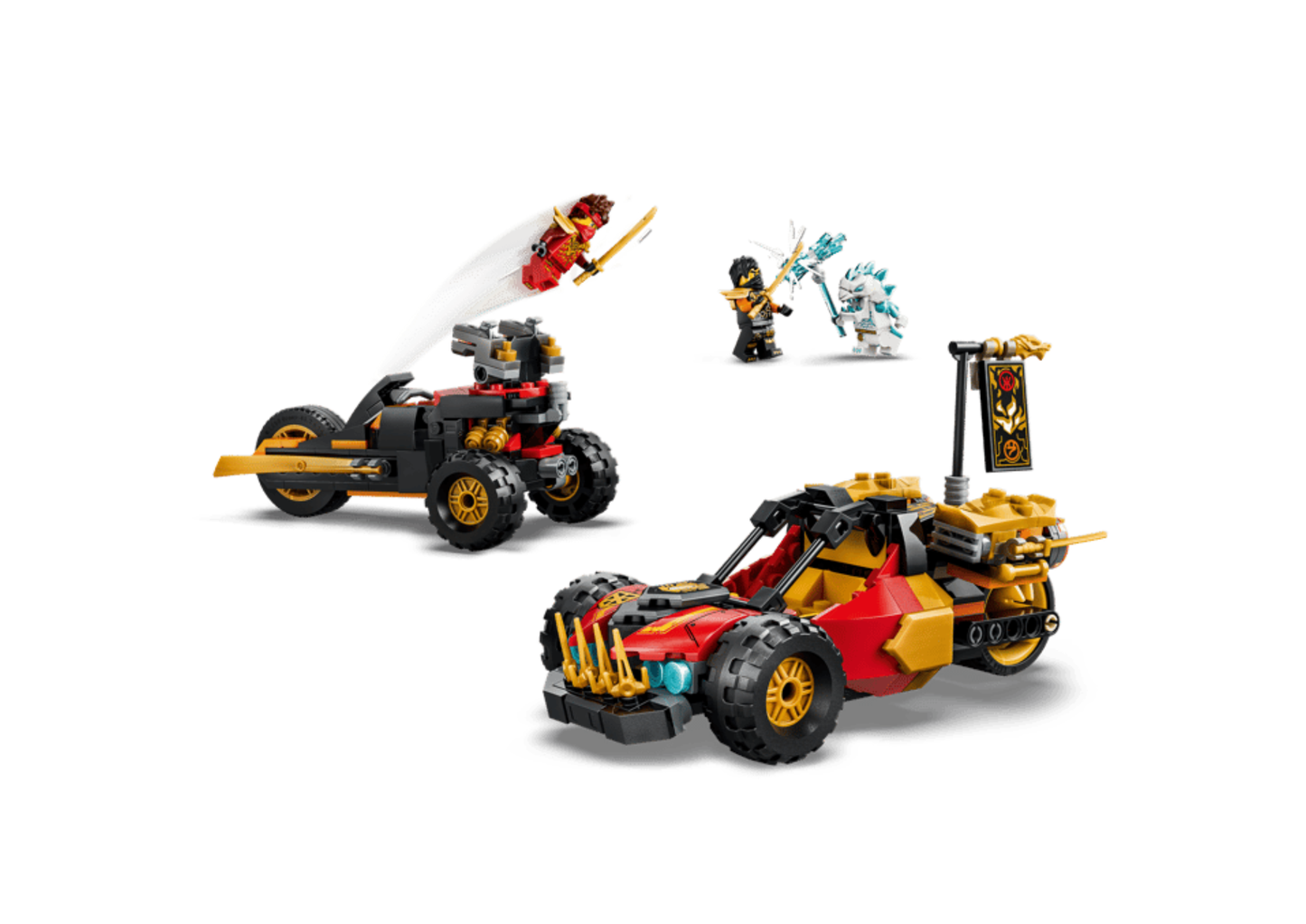 71864 - Vehículos Combinables de Kai y Cole