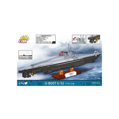Cobi 4852 - Submarino U-52 (Tipo VIIB)