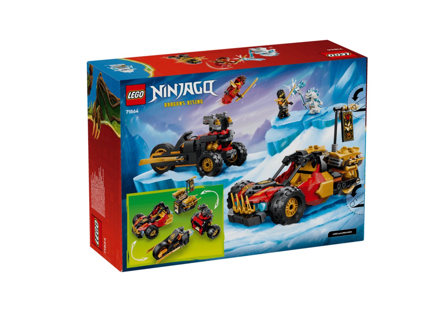 71864 - Vehículos Combinables de Kai y Cole