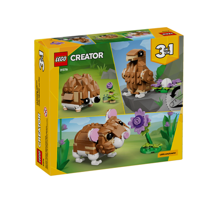 31376 - Lindo Hámster con Flor